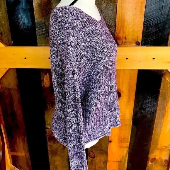 PINK Victoria’s Secret cotton crop marled sweater - Picture 4 of 5
